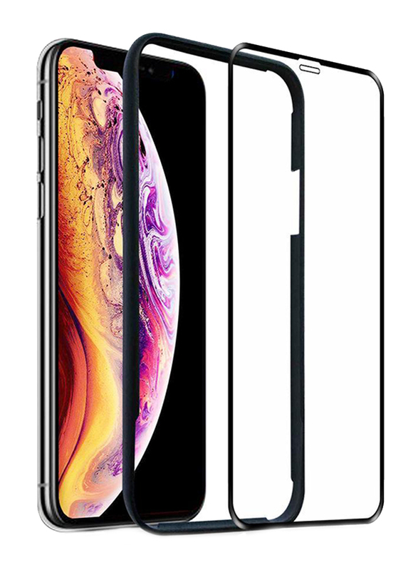 Baykron Apple iPhone XS Max 3D Full Coverage Tempered Glass Screen Protector, OT-IPXM-3D, Clear