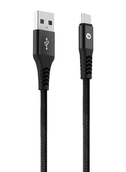 Baykron 1.2-Meter Optimum Connect Active USB Type-C Braided Cable, High-Speed 2.4A USB A Male to USB Type-C for USB Type-C Supported Devices, BA-TC-BLK1.2, Black