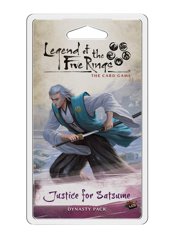 

Fantasy Flight Games Legend of the Five Rings LCG - Pack 20: Justice for Satsume Card Game, 14+ Years