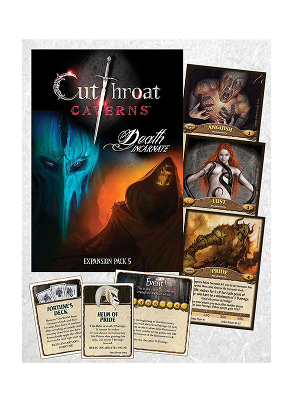 Smirk & Dagger Games Cutthroat Caverns: Death Incarnate Card Game