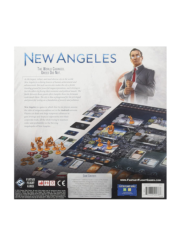 Fantasy Flight Games Android New Angeles Board Game, 13+ Years