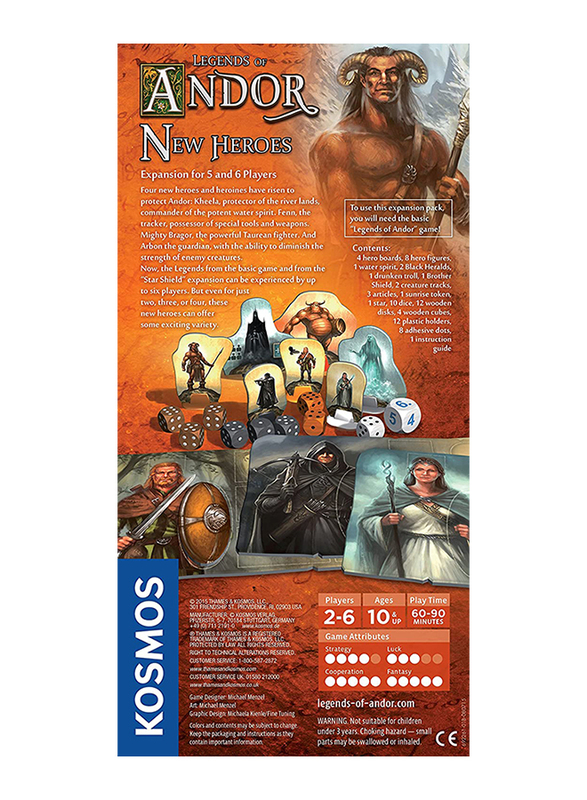 Thames & Kosmos Legends of Andor New Heroes Board Game