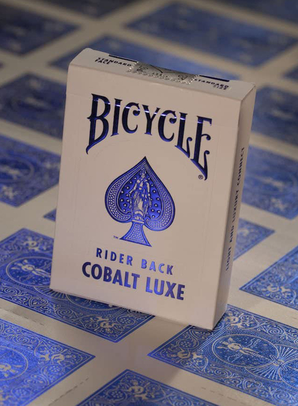 BryBelly Bicycle: Metalluxe Blue Cobalt Card Game, 16+ Years