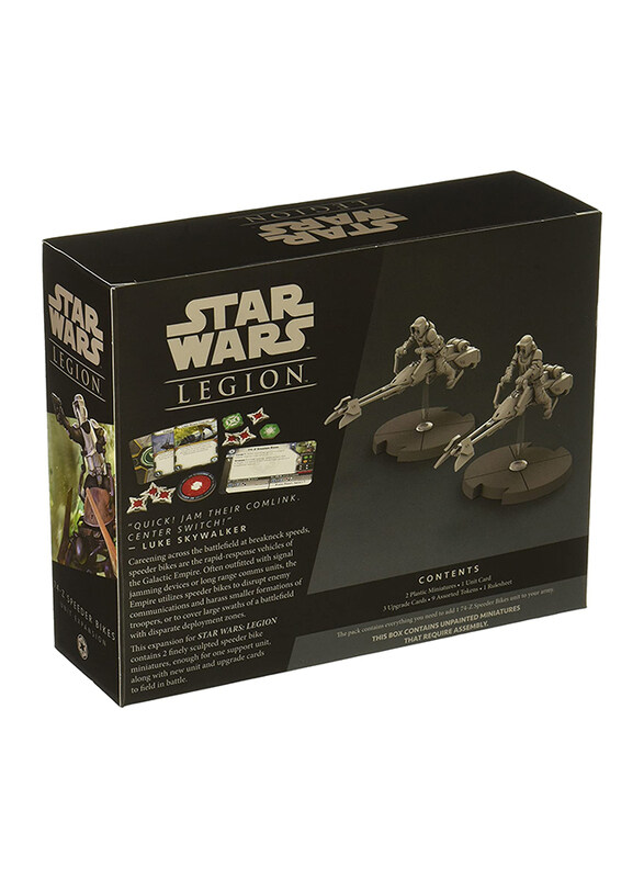 

Fantasy Flight Games Star Wars Legion 74-Z Speeder Bikes, Brown/White/Black, Ages 12+