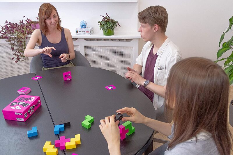 Brain Games Team3 Board Game, Pink, 14+ Years