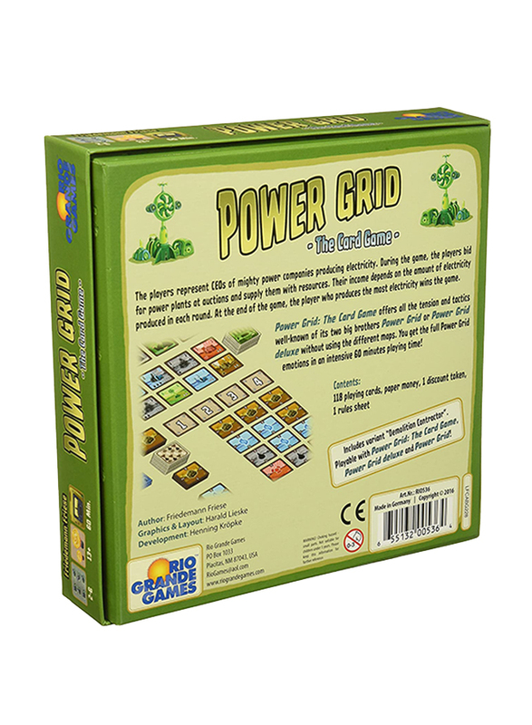 Rio Grande Games Power Grid: The Card Game Board Game