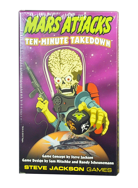 Steve Jackson Games Mars Attacks Ten Minute Takedown Board Game