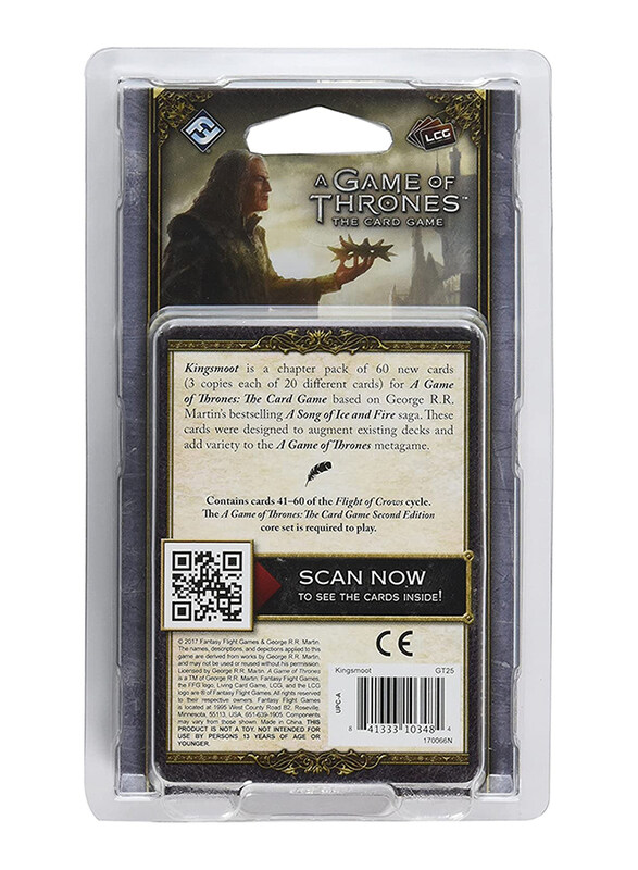 Fantasy Flight Games A Game of Thrones: LCG 2nd Edition - Pack 24: Kingsmoot Card Game, 14+ Years