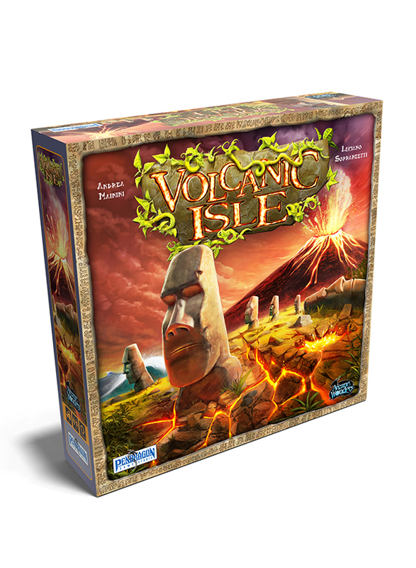 Arcane Wonders Volcanic Isle Board Game, 13+ Years