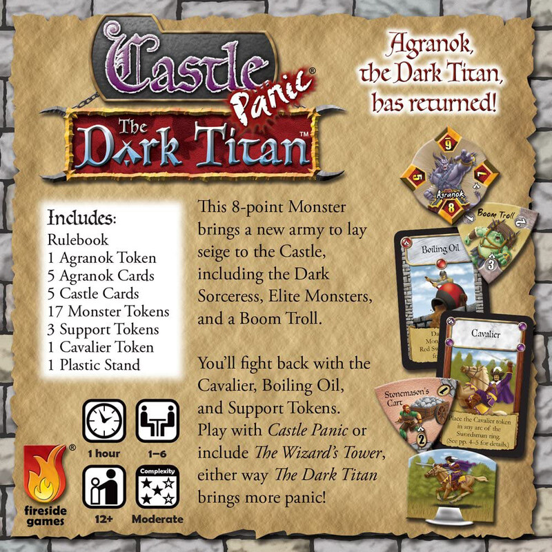 Fireside Games Castle Panic The Dark Titan Board Game