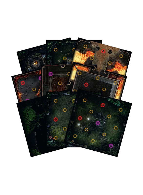 Steamforged Games Ltd Dark Souls: Darkroot Basin and Iron Keep Tile Set Board Game
