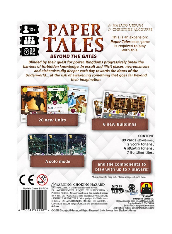 Stronghold Games Paper Tales: Beyond The Gates Board Game