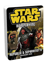 Fantasy Flight Games Star Wars RPG: Republic and Separatists Adversary Deck Card Game, 12+ Years