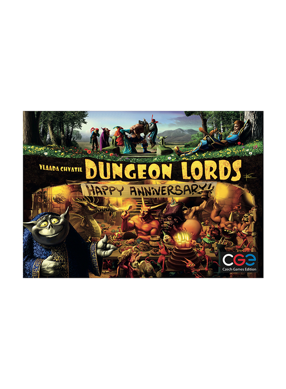 Czech Games Edition Dungeon Lords: Happy Anniversary Board Game, 13+ Years