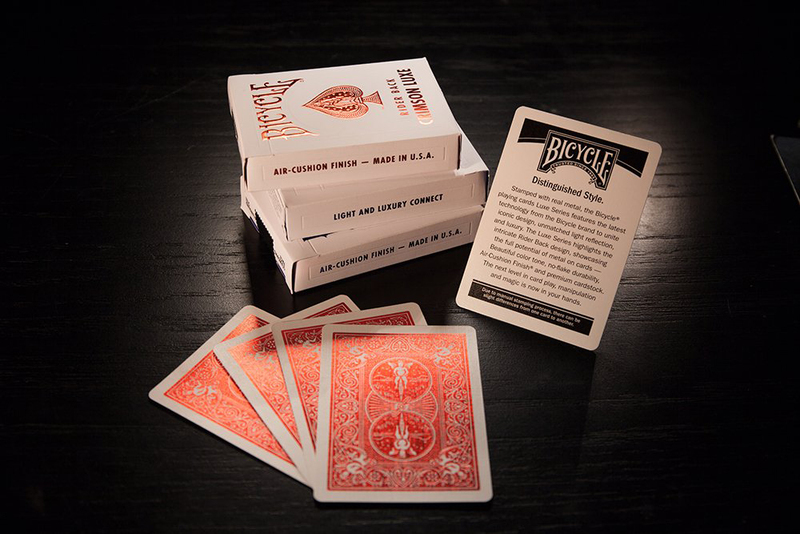 BryBelly Bicycle: Metalluxe Red Crimson Card Game, 16+ Years