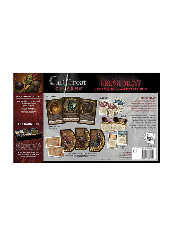 Smirk & Dagger Games Cutthroat Caverns: Fresh Meat Card Game