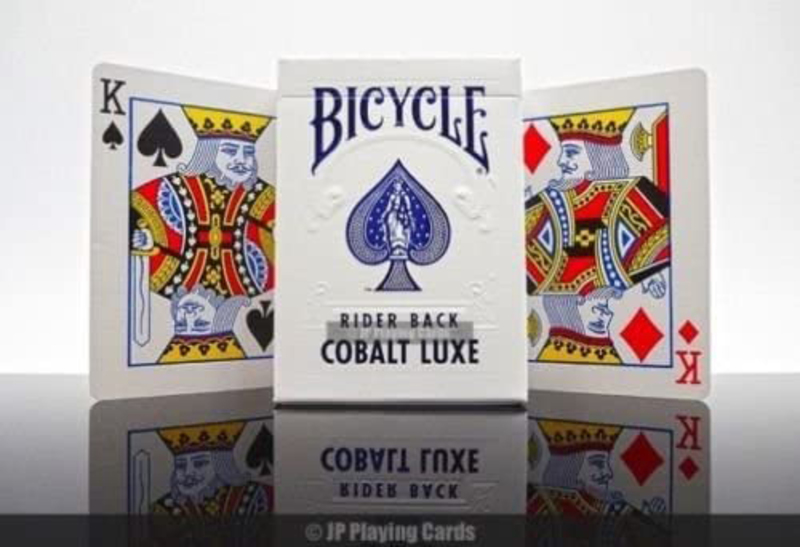 BryBelly Bicycle: Metalluxe Blue Cobalt Card Game, 16+ Years