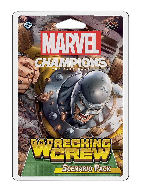 

Fantasy Flight Games Marvel Champions Pack: Wrecking Crew Scenario Pack Card Game, 14+ Years