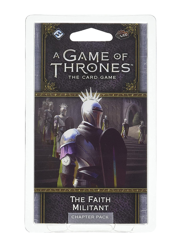 Fantasy Flight Games A Game of Thrones LCG 2nd Edition Pack 26: The Faith Militant Card Game, 14+ Years