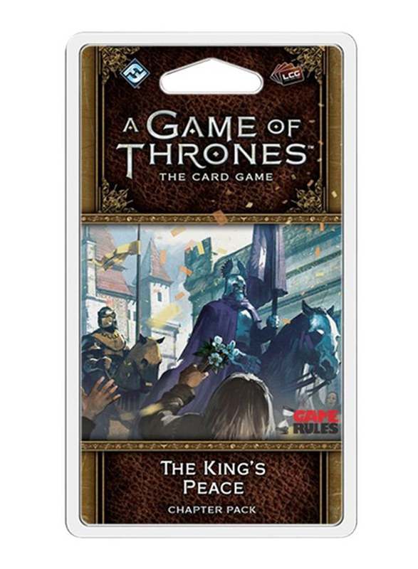 

Fantasy Flight Games A Game of Thrones: LCG 2nd Edition Pack 03: The King's Peace Card Game, 14+ Years