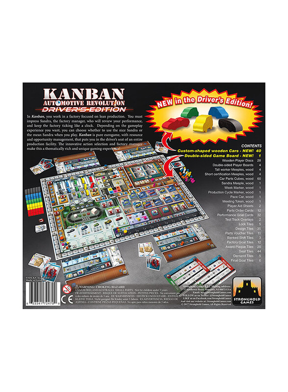 Stronghold Games Kanban: Driver's Edition Board Game