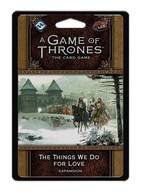 

Fantasy Flight Games GOT LCG 2nd Edition Pack 54: The Things We Do For Love Card Game, 14+ Years