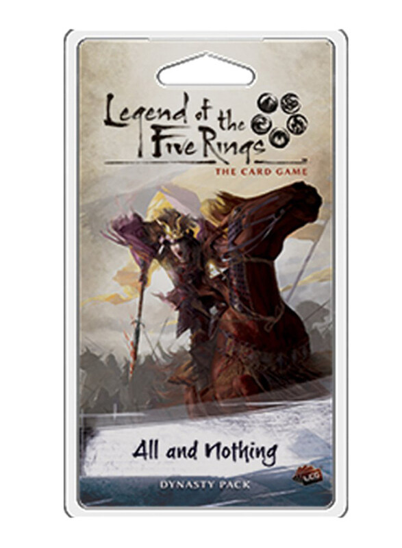 

Fantasy Flight Games Legend of the Five Rings LCG Pack 12: All and Nothing Card Game, 14+ Years