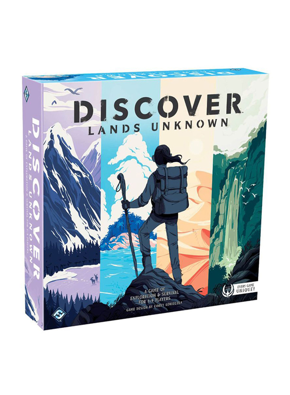 Fantasy Flight Games Discover: Lands Unknown Board Game, 12+ Years