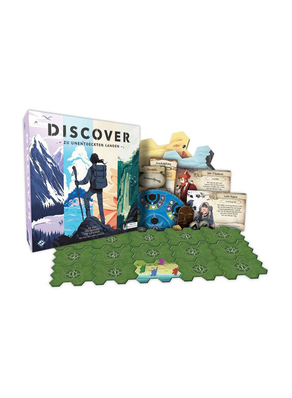 Fantasy Flight Games Discover: Lands Unknown Board Game, 12+ Years