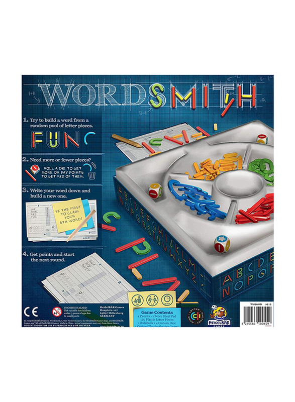 HeidelBAR Games Wordsmith Board Game, 10+ Years