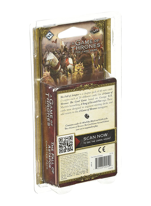 Fantasy Flight Games GOT LCG 2nd Edition Pack 17: The Fall of Astapor Card Game, 14+ Years