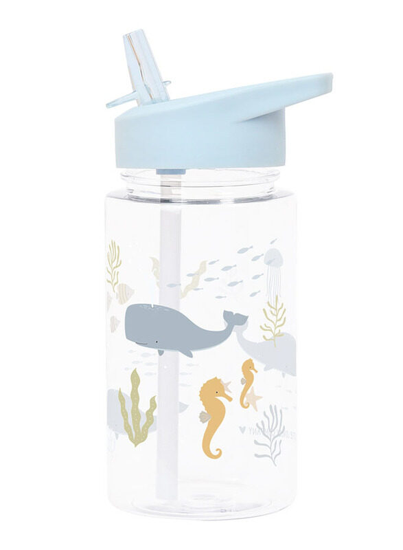 

A Little Lovely Company 450ml Ocean Drink Bottle, Blue