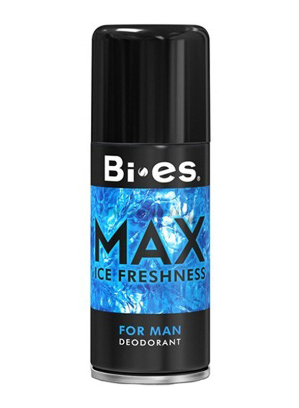 Bi-es Max Ice Freshness Deodorant Spray for Men, 150 ml