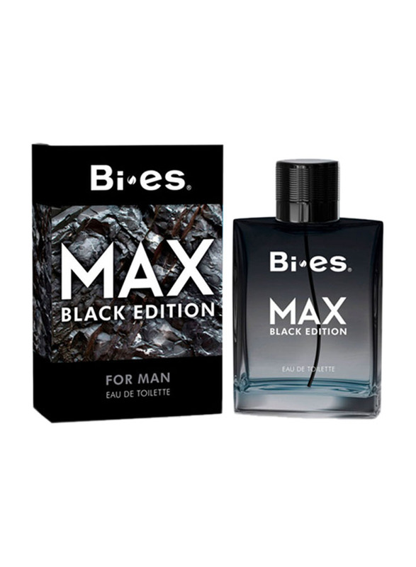 Bi-es Max Black Edition 100ml EDT Spray for Men