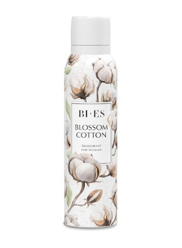 Bi-es Blossom Cotton Deodorant Spray for Women, 150 ml