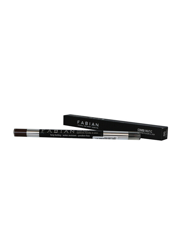 

Fabian Cosmetics Combi Matic Eyebrow Powder and Liner, 1.1gm, 50 Dark Brown