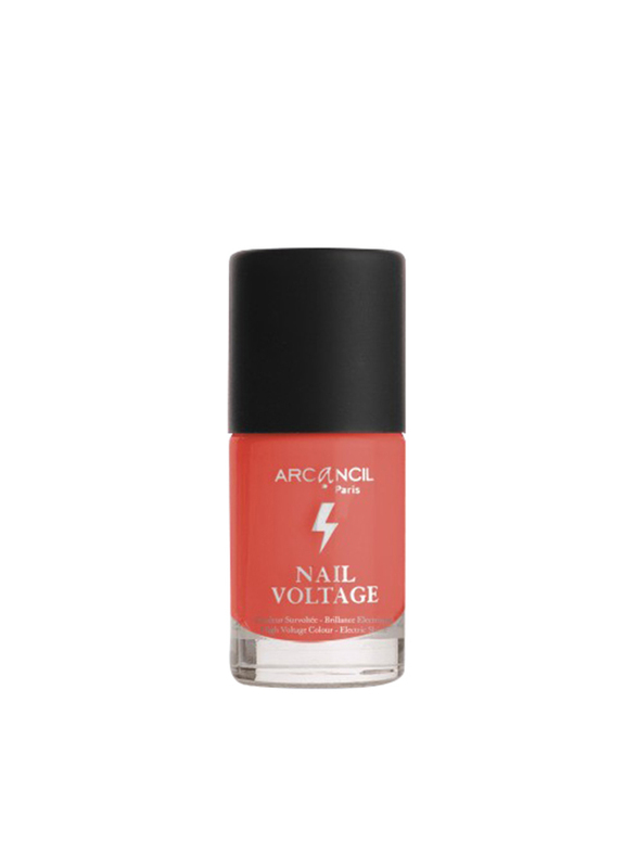 Arcancil Nail Voltage Nail Polish, 054 Neon Corail, Pink