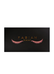 Fabian Cosmetics False Eyelashes, No.4 D751, Black