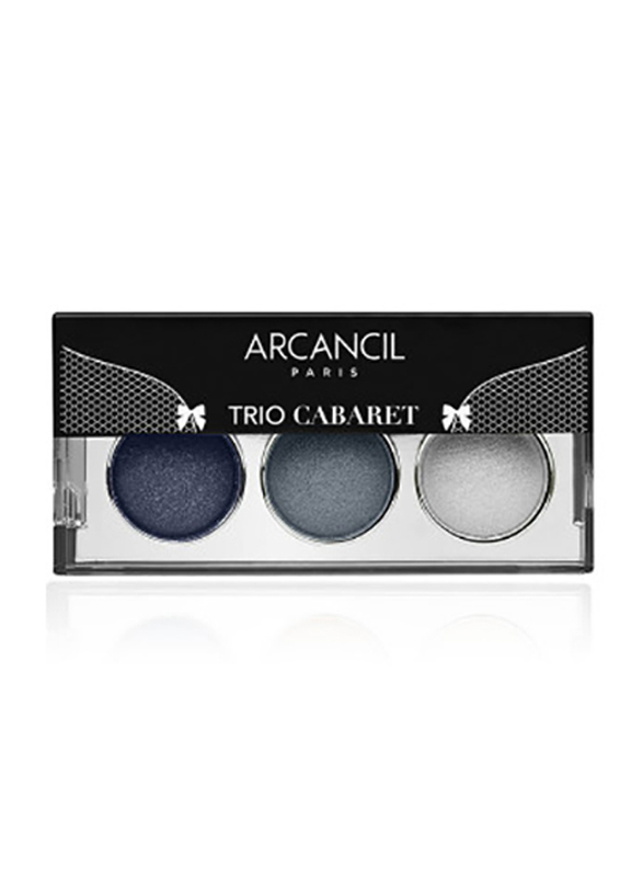 Arcancil Trio Cabaret Eyeshadow, 101 Griffee De Saphir, Multicolour