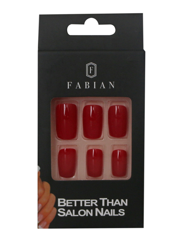 Fabian Cosmetics Better Than Salon Nails, Shiny Red