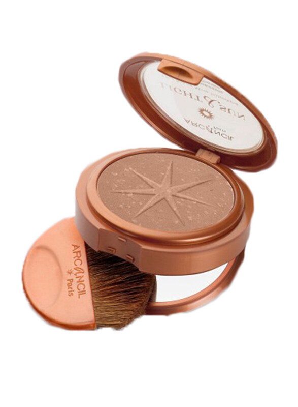 

Arcancil Light and Sun Soleil Face Powder, 003 Soleil Etoile, Brown