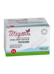 Maxim Cotton Ultra Thin Panty Liners Sanitary Pads, Lite, 24 Pieces