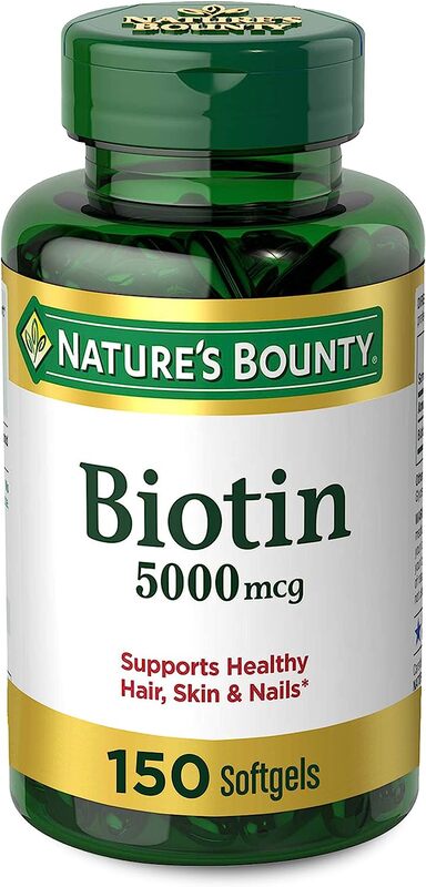 Nature's Bounty Biotin Softgels, 5000 Mcg