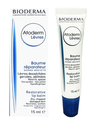 Bioderma Atoderm Restorative Lip Balm for Women, 15ml