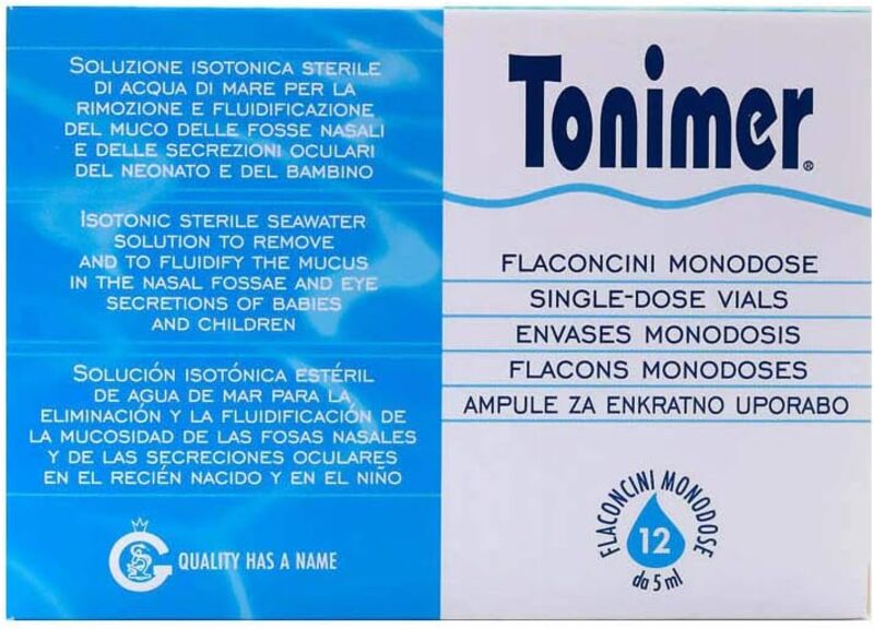 Tonimer Single-Dose Ampoules, 5ml