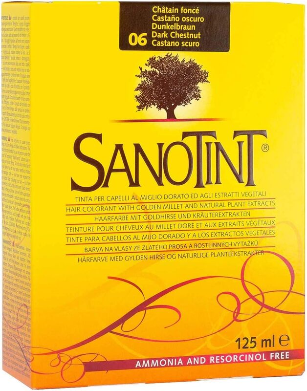 Sanotint Classic Natural Permanent Hair Dye, 125ml, 6 Dark Chestnut