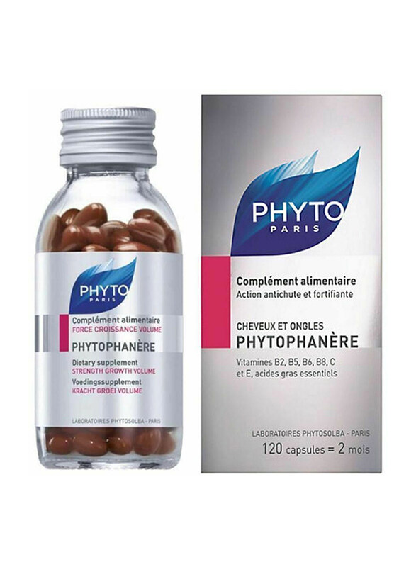 

Phyto Phytophanere Capsules for Hair, Nails and Skin, 120 Capsules