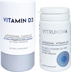 Curesupport Vitrunova Vitamin D3 Liposomal Supplement, 60 Vega Capsules