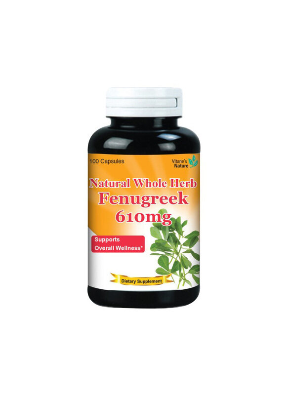 

Vitane Fenugreek Capsules Dietary Supplement, 100 Capsules