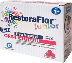 RestoraFlor U.G.A Nutraceuticals Restoraflor CFU Probiotic Plus ORS Electrolytes, 12 Sachets